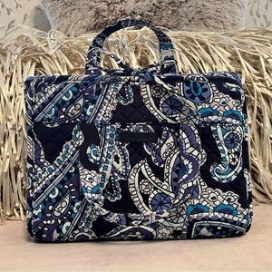 VERA BRADLEY Deep Night Paisley Iconic Grand Hanging Organizer Travel Cosmetic